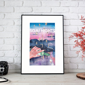 Soju Nights A3 Poster