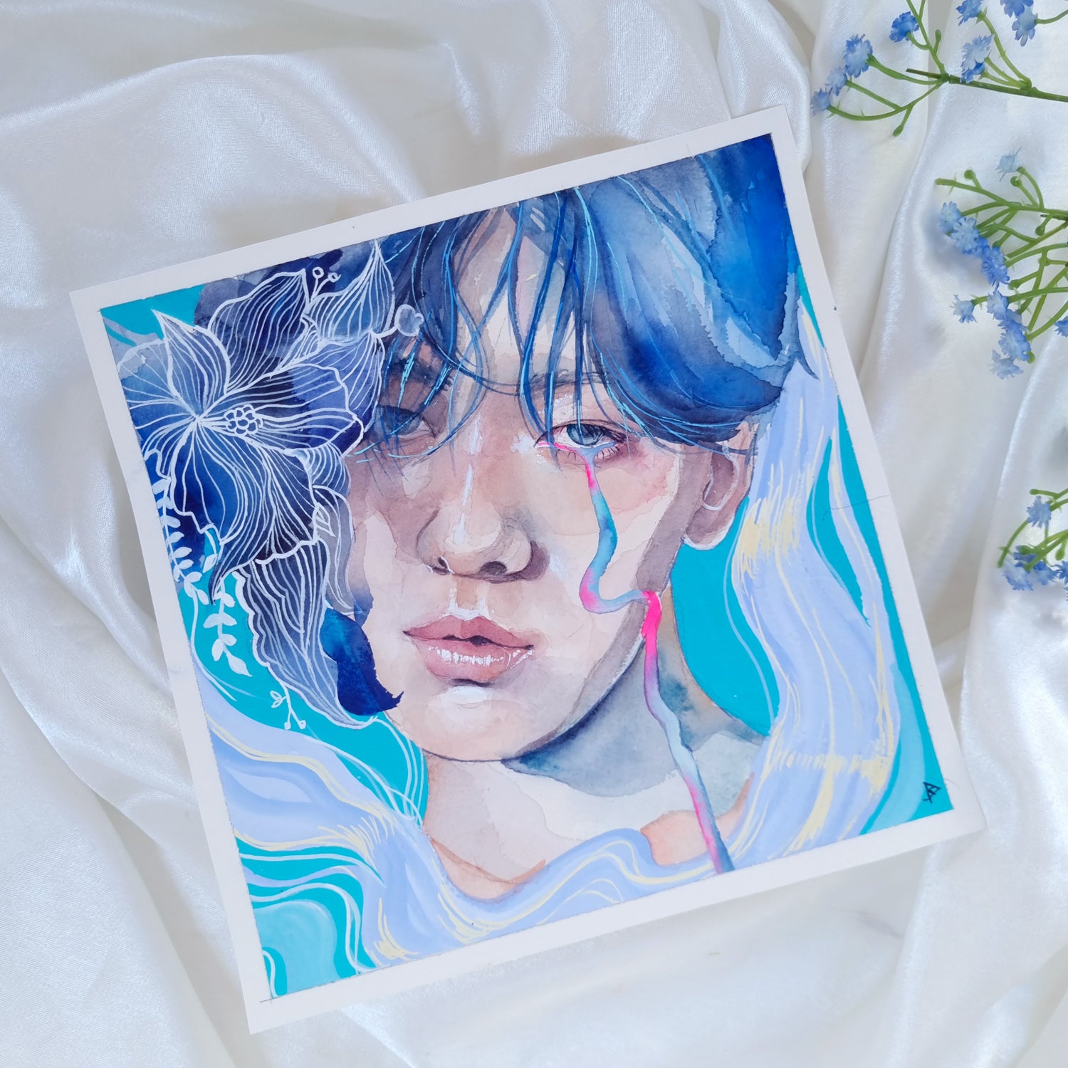 TXT: Soobin -  Original Watercolour Painting