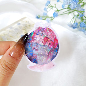 Vinyl Holographic Star Glitter Stickers -  Buy 4 get one free