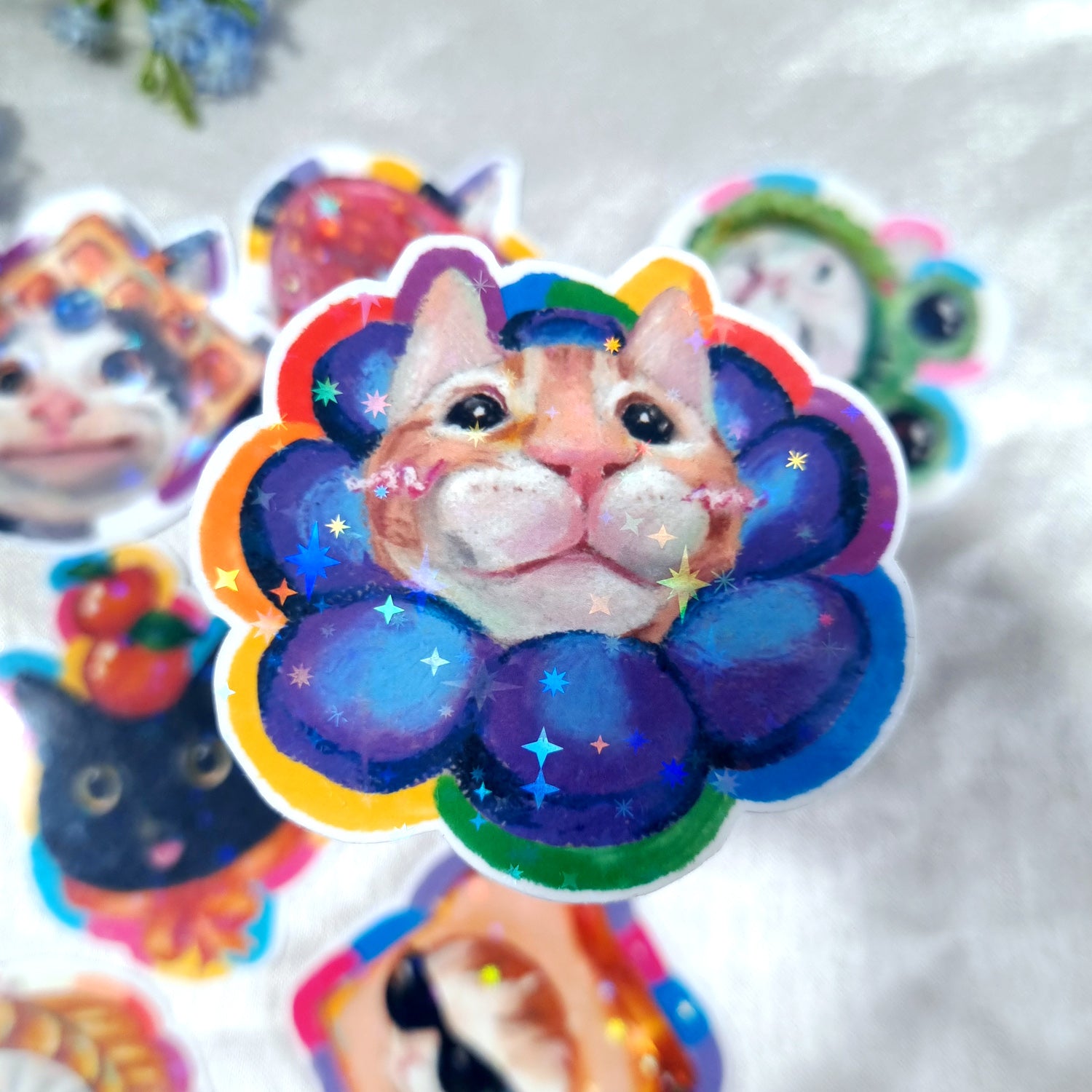 🏳️‍🌈 PRIDE Cats in Hats 🏳️‍🌈 Vinyl Glossy Waterproof Stickers