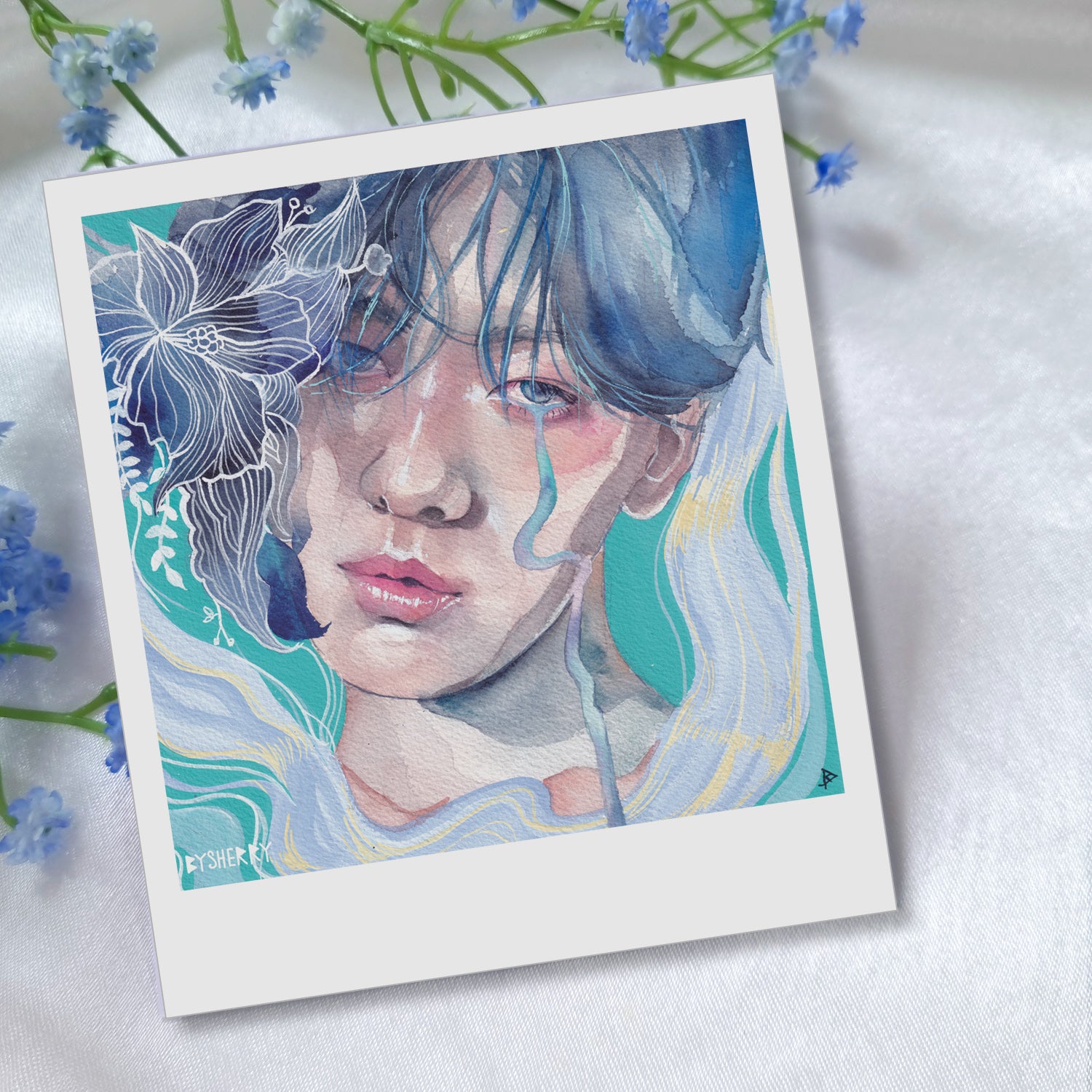 TXT Deja Vu Polaroid-style Art Prints