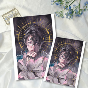 LACE&GOLD Series Art Prints - Felix, Seonghwa, Yeonjun A5/A4