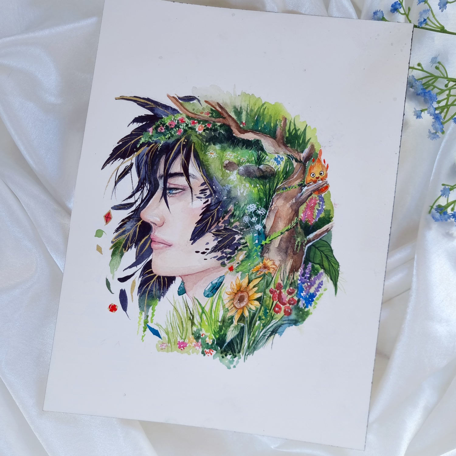 Howl's Moving Castle: Howl  -  Original Watercolour Painting