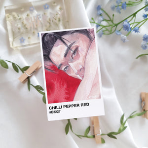 ATEEZ "RED" Aesthetic Photocard-Style Art Prints - Set of 3