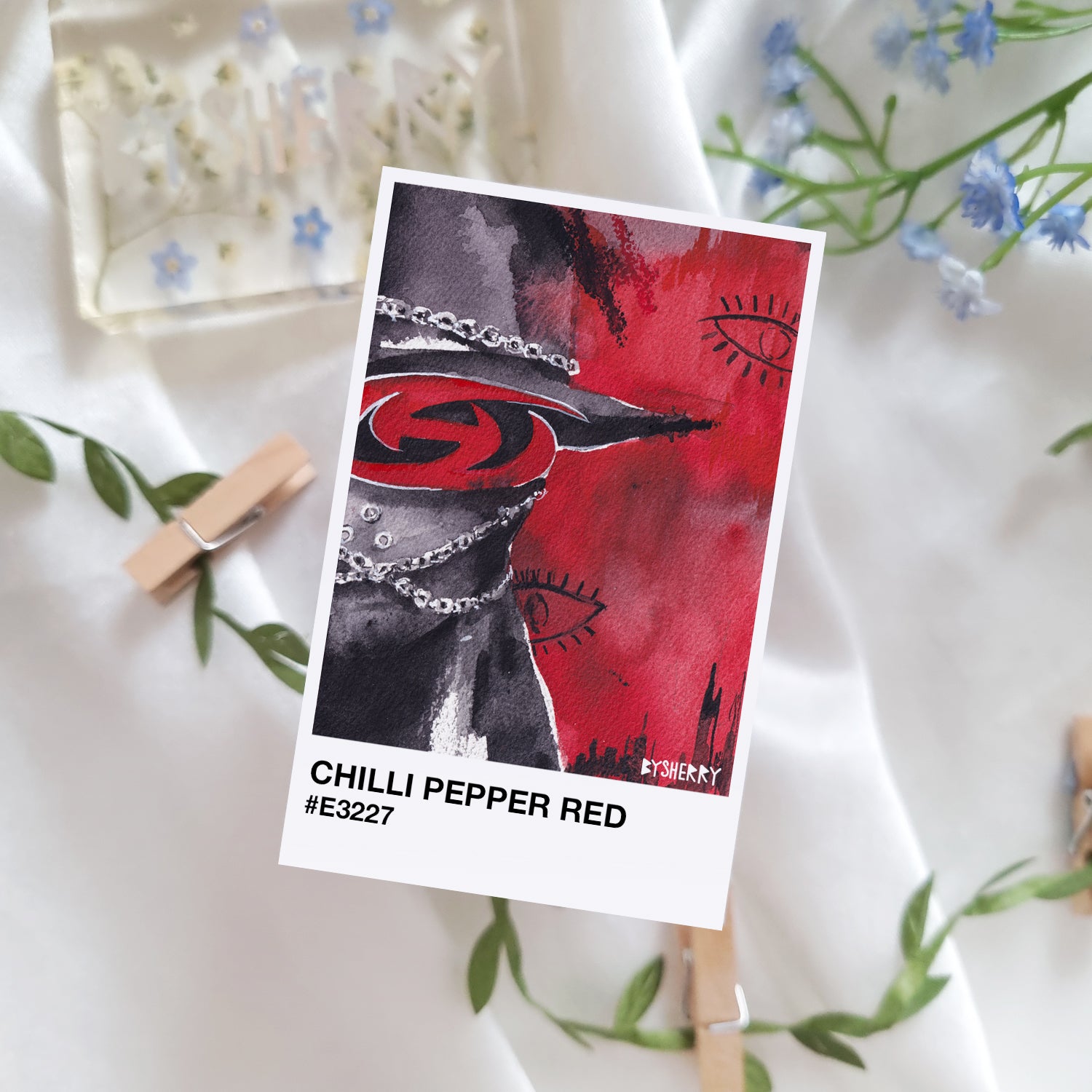 ATEEZ "RED" Aesthetic Photocard-Style Art Prints - Set of 3