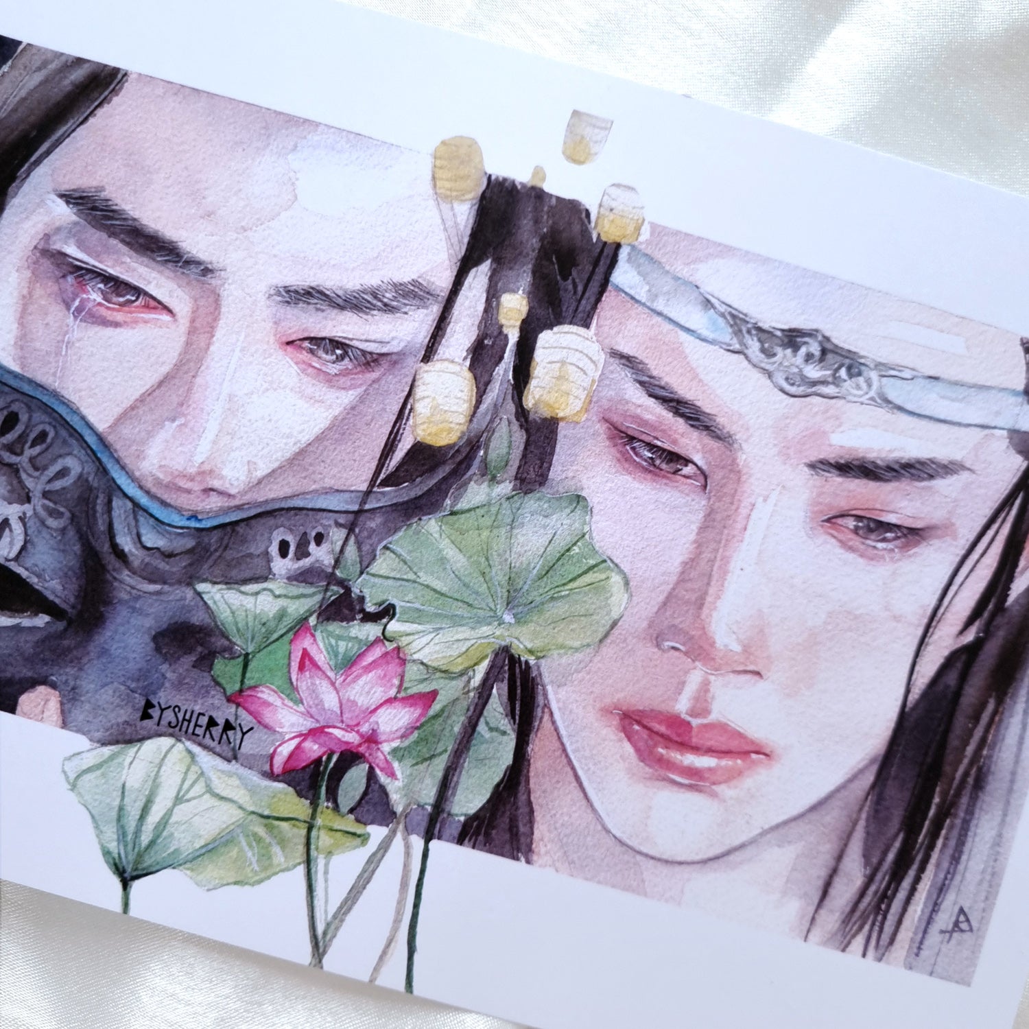 The Untamed 陈情令 MDZS WangXian Watercolor Art Print - A4/A5