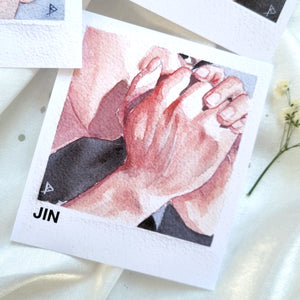 BTS Jin Details Set of 3 Photocard-style Prints