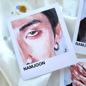 BTS RM Namjoon Details Set of 3 Photocard-style Prints