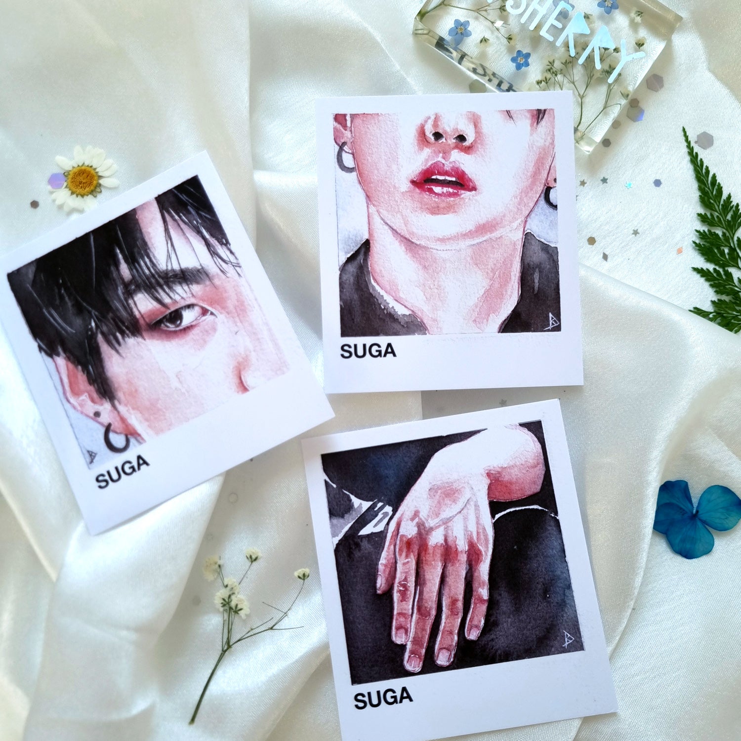 BTS Suga Details Set of 3 Photocard-style Prints
