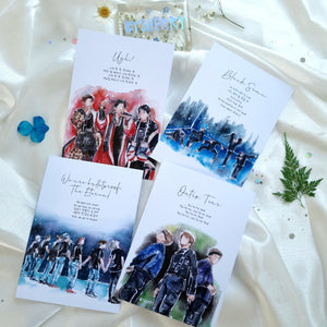 BTS Lyrics Postcards - A6