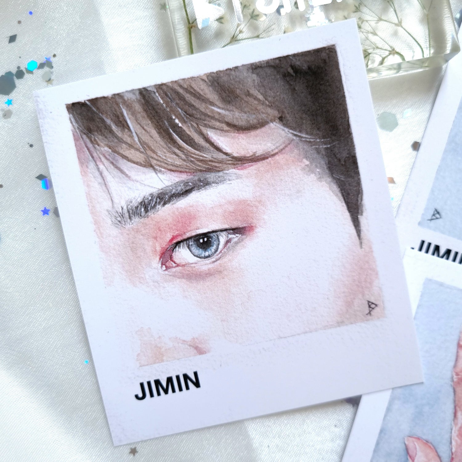 BTS Jimin Details Set of 3 Polaroid-Style Prints