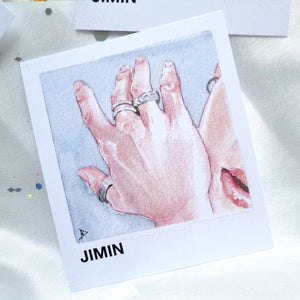 BTS Jimin Details Set of 3 Polaroid-Style Prints