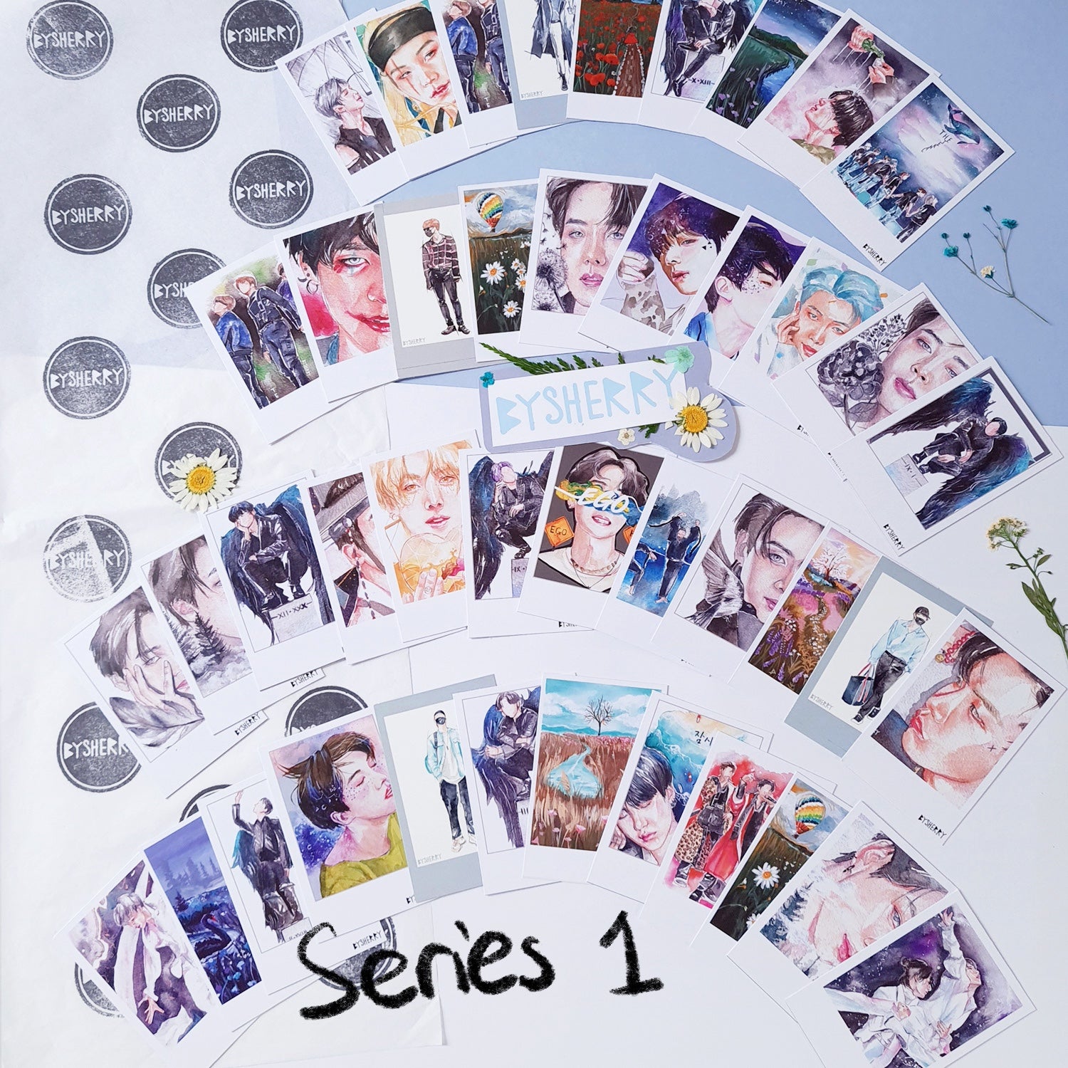BTS Photocard-Style Mystery Pack Series 1 & 2 - Set of 6