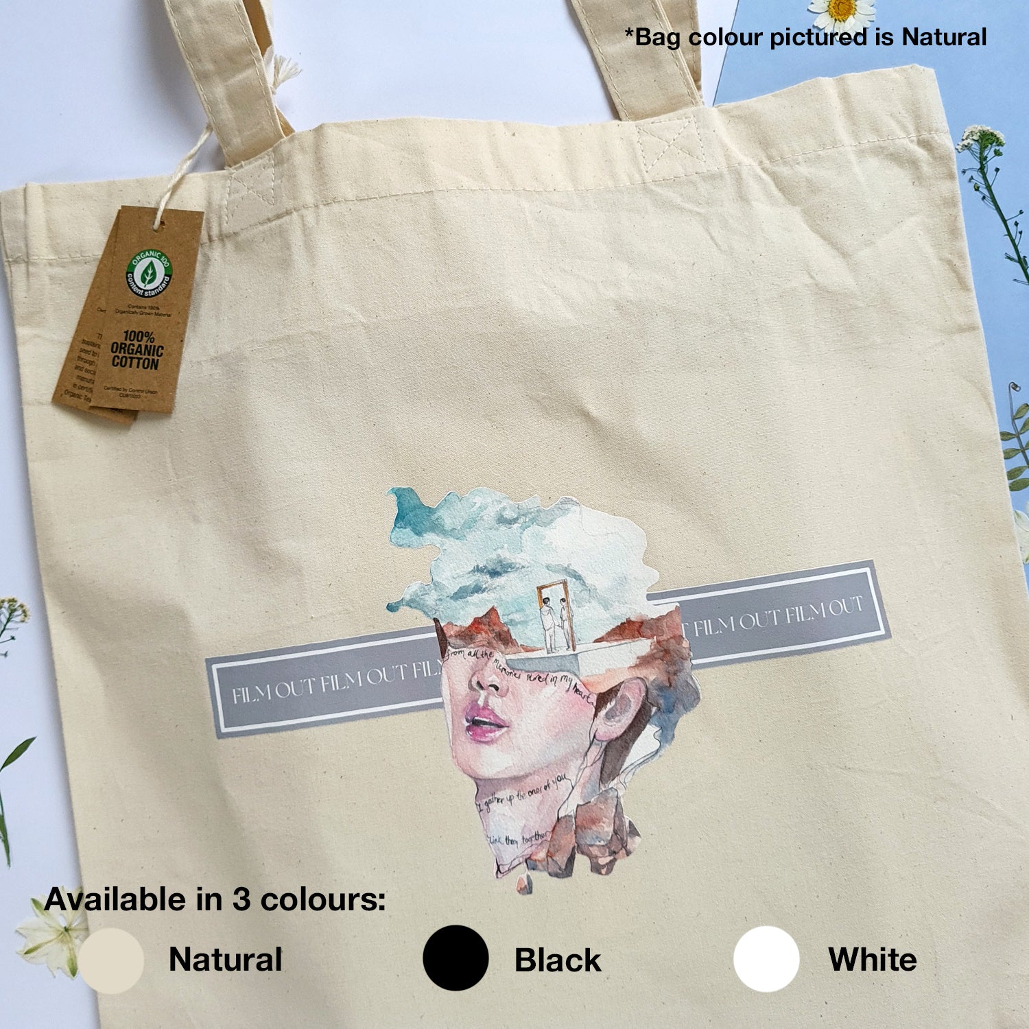 BTS Aesthetic Organic Tote Bag
